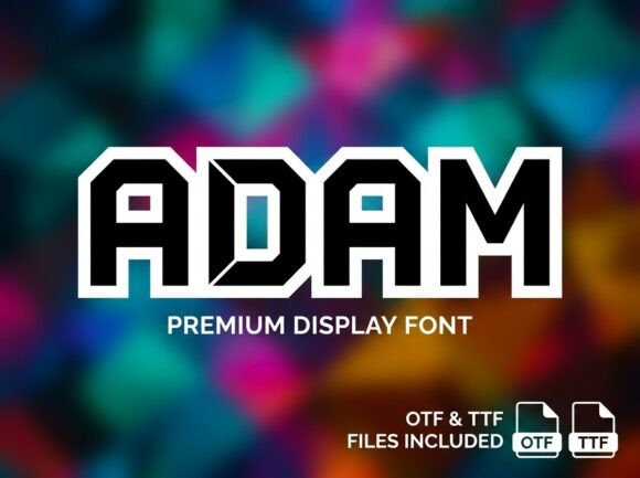 Adam Font for Creative Projects