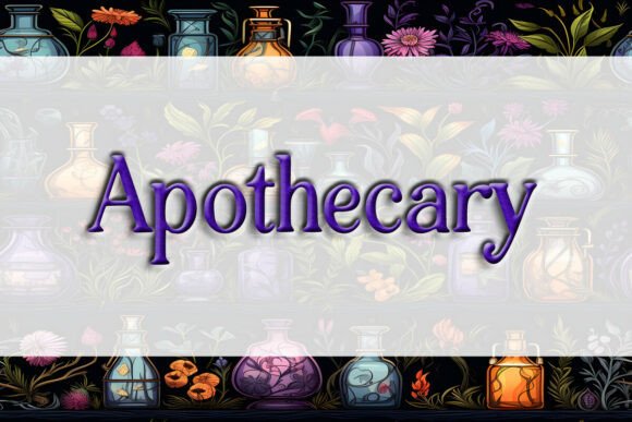 Apothecary Font for Web Design