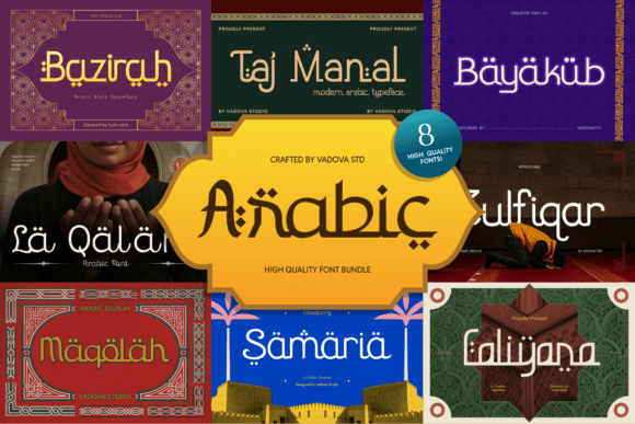 Arabic Bundle Font for Creative Campaigns