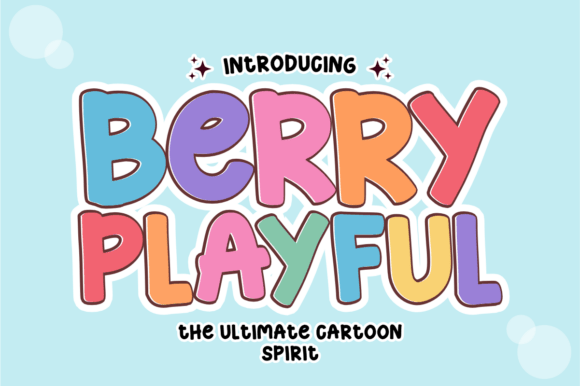 Berry Playful Font for Creative Design