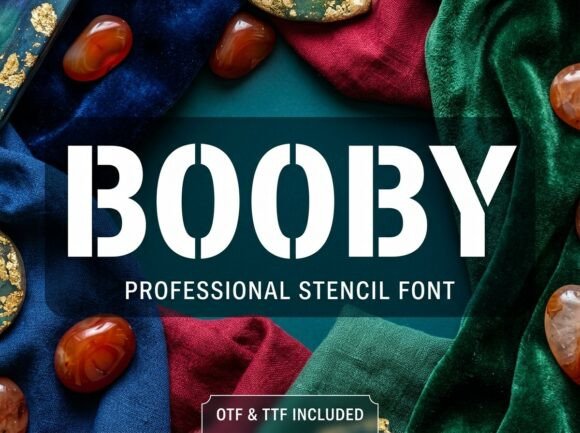 Booby: A Bold Font for Business