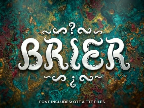 Brier Font for Creative Creations