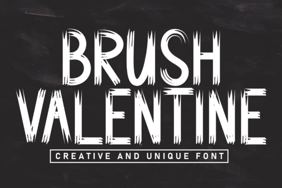 Brush Valentine Font for Business