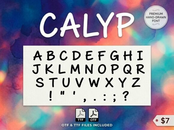 Calyp Font for Creative Makers