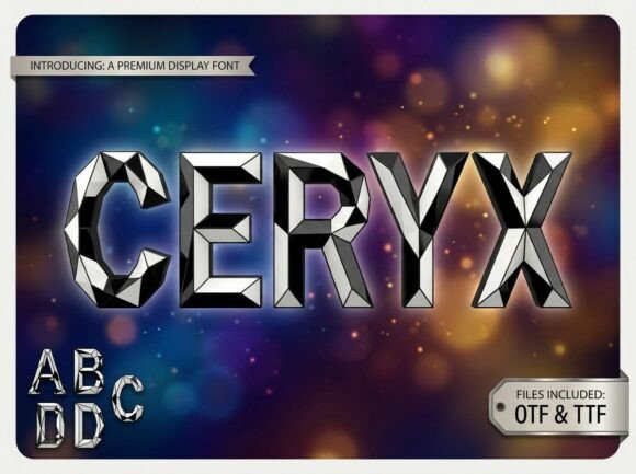 Ceryx: A Monumental Display Typeface