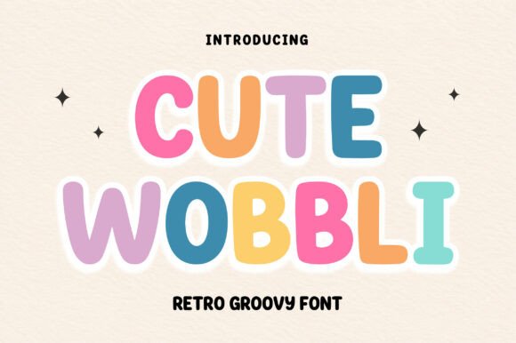 Cute Wobbli Font for Web Design