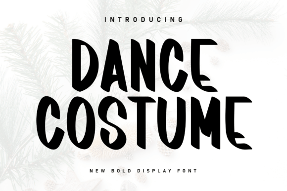 Dance Costume Font