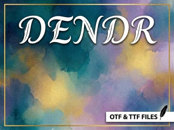 Dendr Font: Bold and Beautiful