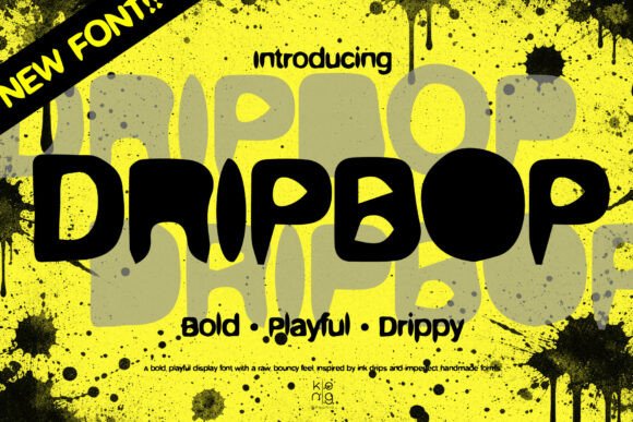 Dripbop: A Bold Display Font