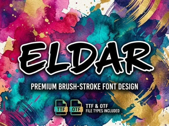 Eldar Font: Bold Display Type