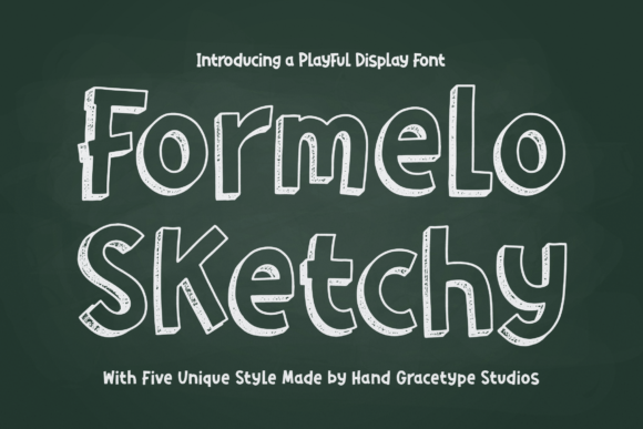 Formelo Sketchy Font