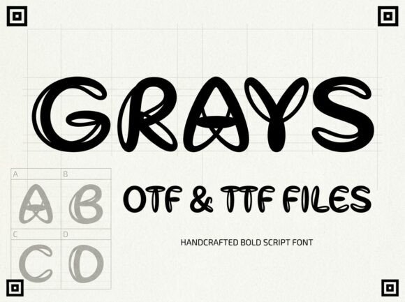 Grays: A Bold Display Font for Creative Projects