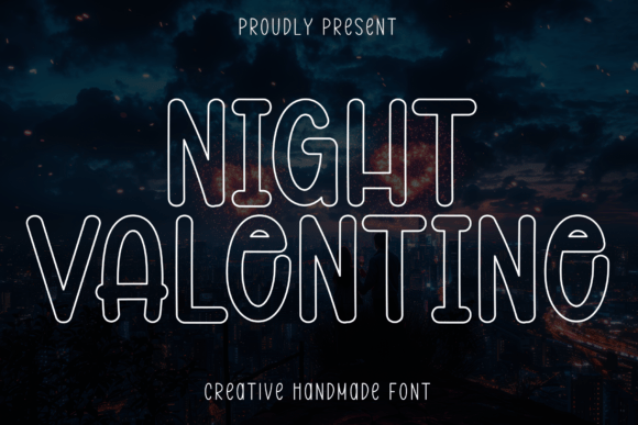 Night Valentine Font: Handwritten Elegance