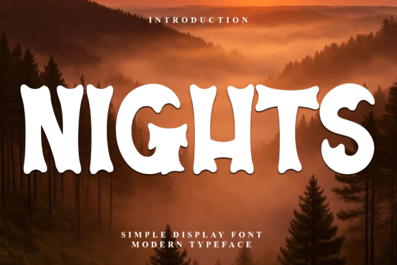 Nights: A Bold Font for Creative Projects