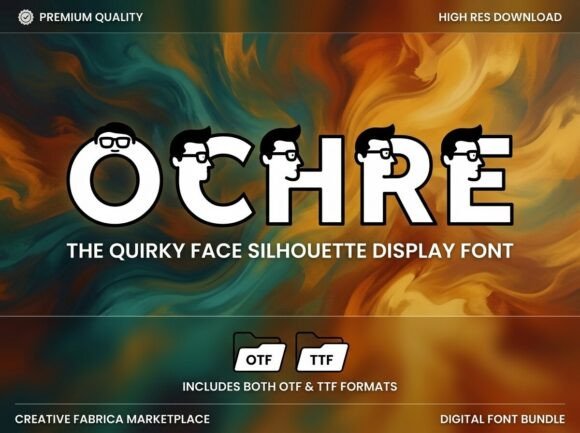 Ochre Font: A Bold Statement for Editorial Design