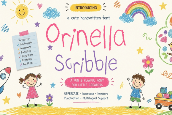 Orinella Scribble Font