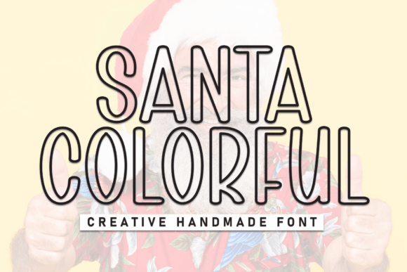 Santa Colorful Font Review