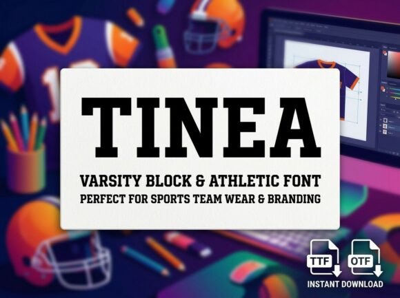 Tinea Font for Bold Design
